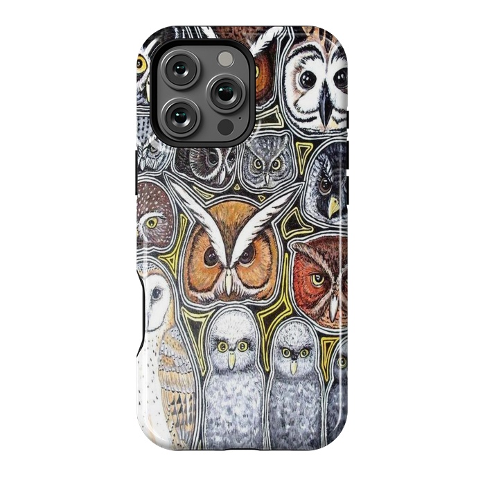 iPhone 16 Pro Max StrongFit Owls of Costa Rica by Chloe Yzoard