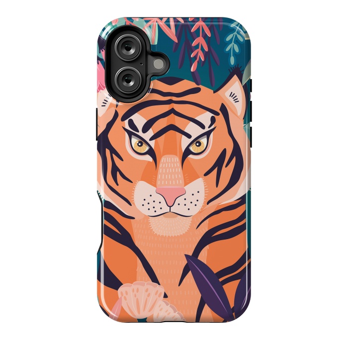 iPhone 16 Plus StrongFit Tiger in nature by Jelena Obradovic