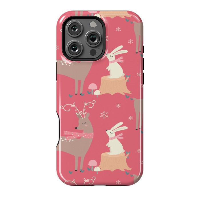 iPhone 16 Pro Max StrongFit deers and rabbits by haroulita