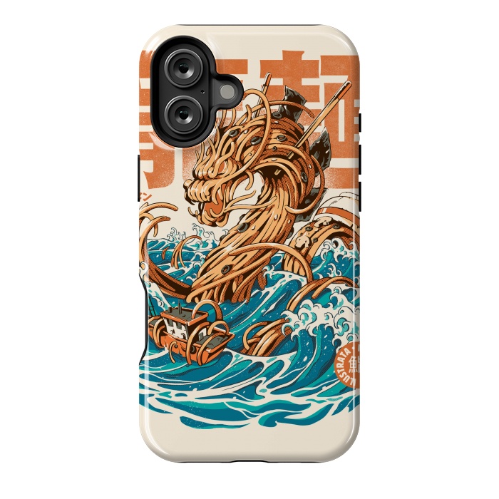 iPhone 16 Plus StrongFit Great Ramen Dragon off Kanagawa by Ilustrata