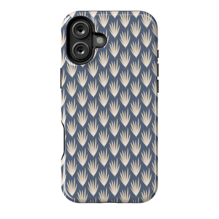 iPhone 16 Plus StrongFit Palm leaf pattern by Nina Leth