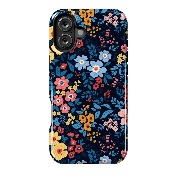 iPhone 16 Plus StrongFit Flowers in the Darkness by ArtsCase