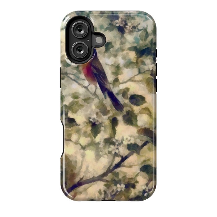 iPhone 16 Plus StrongFit Watercolored Nature by Texnotropio