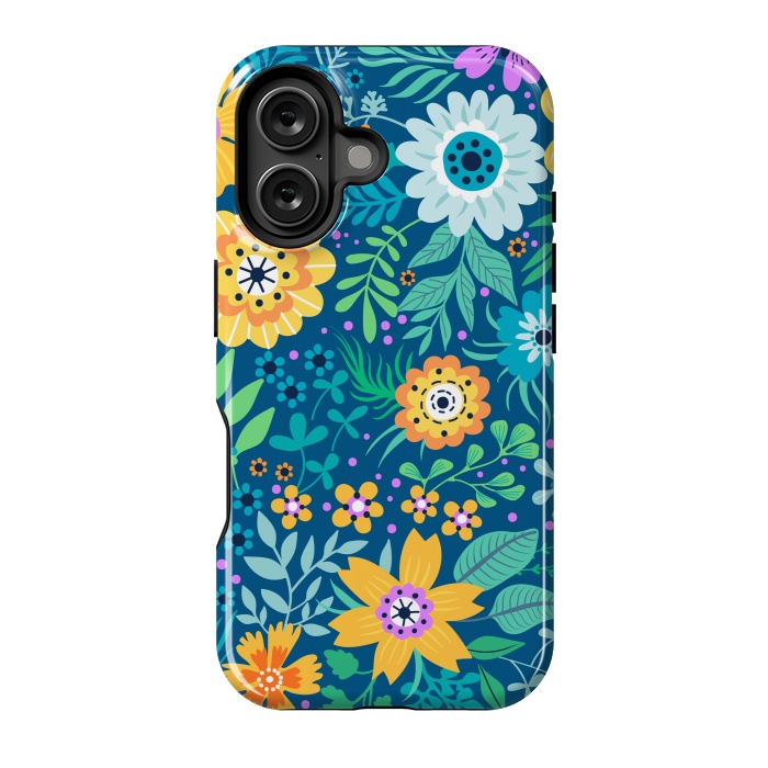 iPhone 16 StrongFit Yellow Flowers by ArtsCase