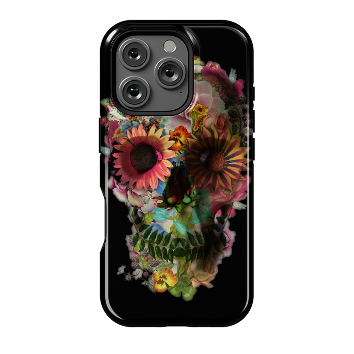 iPhone 16 Pro StrongFit Skull 2 Black by Ali Gulec