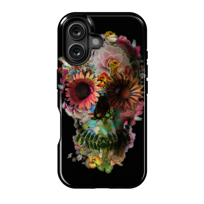 iPhone 16 StrongFit Skull 2 Black by Ali Gulec