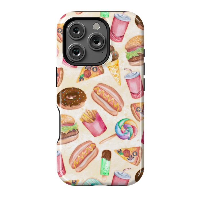 iPhone 16 Pro StrongFit Junk Food by gingerlique