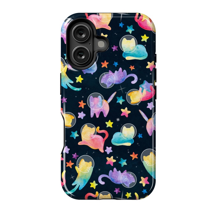 iPhone 16 StrongFit Luna Kitty by gingerlique