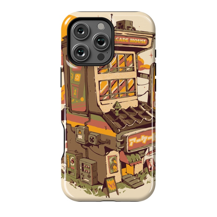 iPhone 16 Pro Max StrongFit Arcade House by Ilustrata