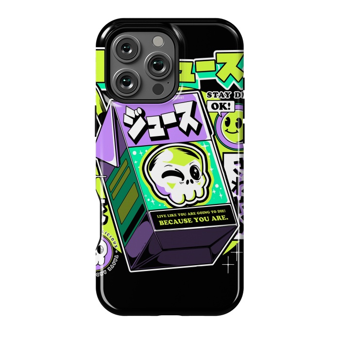 iPhone 16 Pro Max StrongFit Japanese Juice by Ilustrata