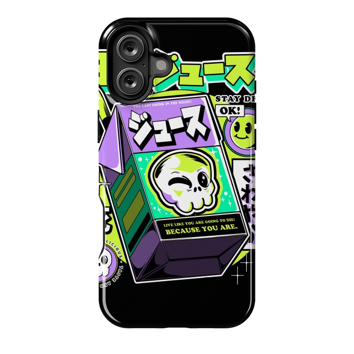 iPhone 16 Plus StrongFit Japanese Juice by Ilustrata