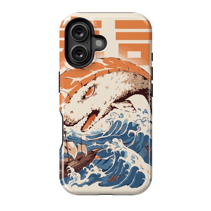 iPhone 16 StrongFit Moby Sushi by Ilustrata