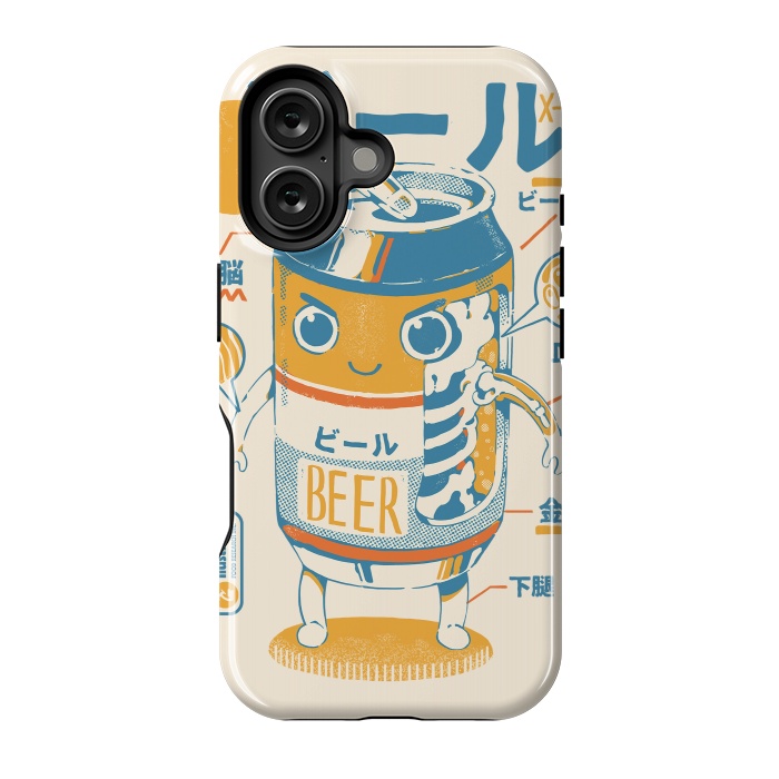 iPhone 16 StrongFit Beer Can X-Ray by Ilustrata