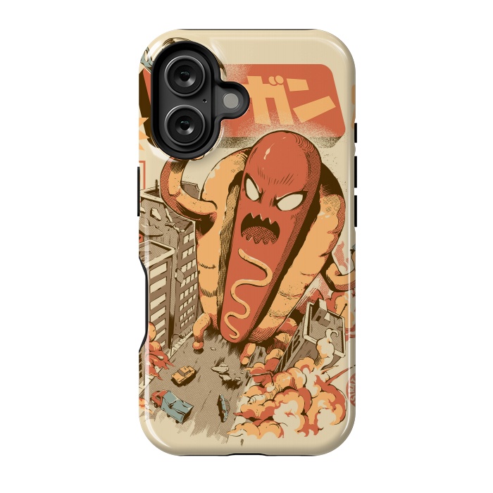 iPhone 16 StrongFit Great Hot Dog by Ilustrata