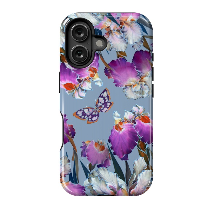 iPhone 16 StrongFit purple lilac flowers by haroulita