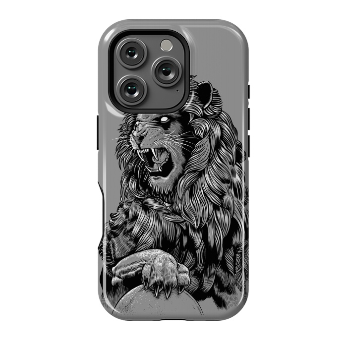 iPhone 16 Pro StrongFit Statue lion by Alberto