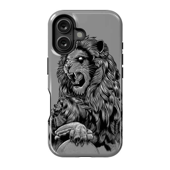 iPhone 16 StrongFit Statue lion by Alberto