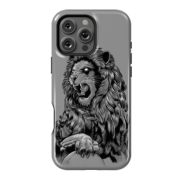 iPhone 16 Pro Max StrongFit Statue lion by Alberto