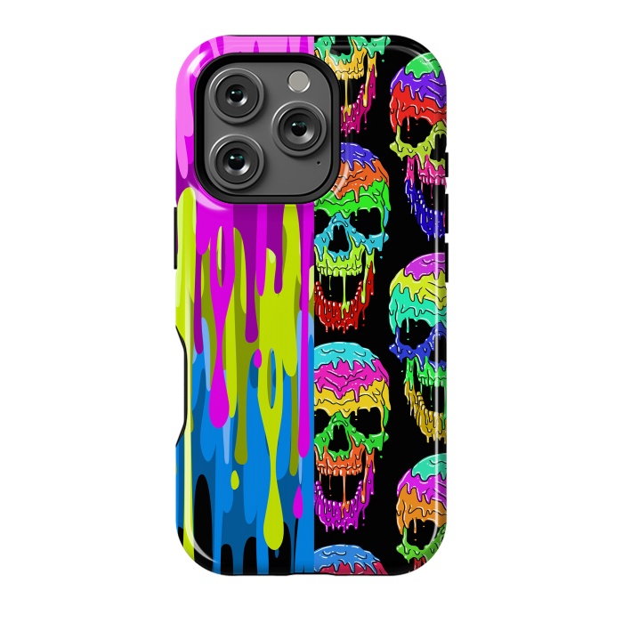 iPhone 16 Pro StrongFit Skulls and liquid by Alberto