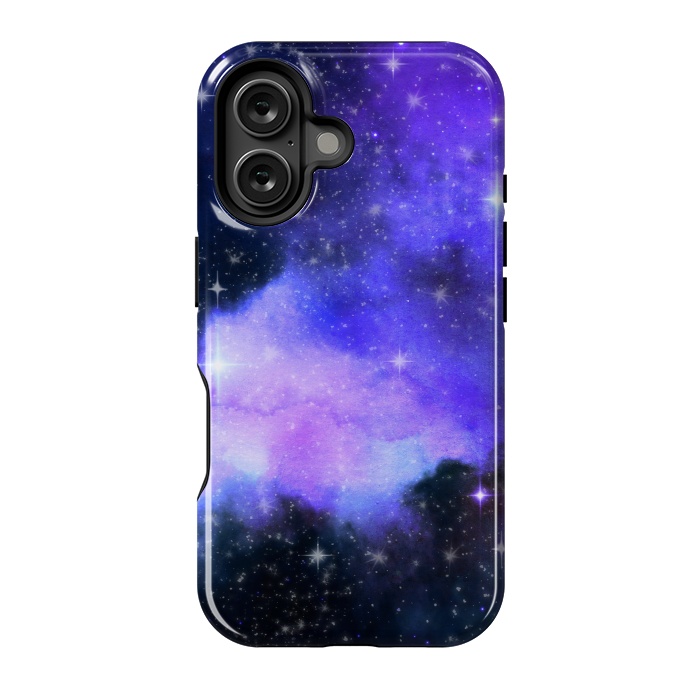 iPhone 16 StrongFit purple galaxy by haroulita