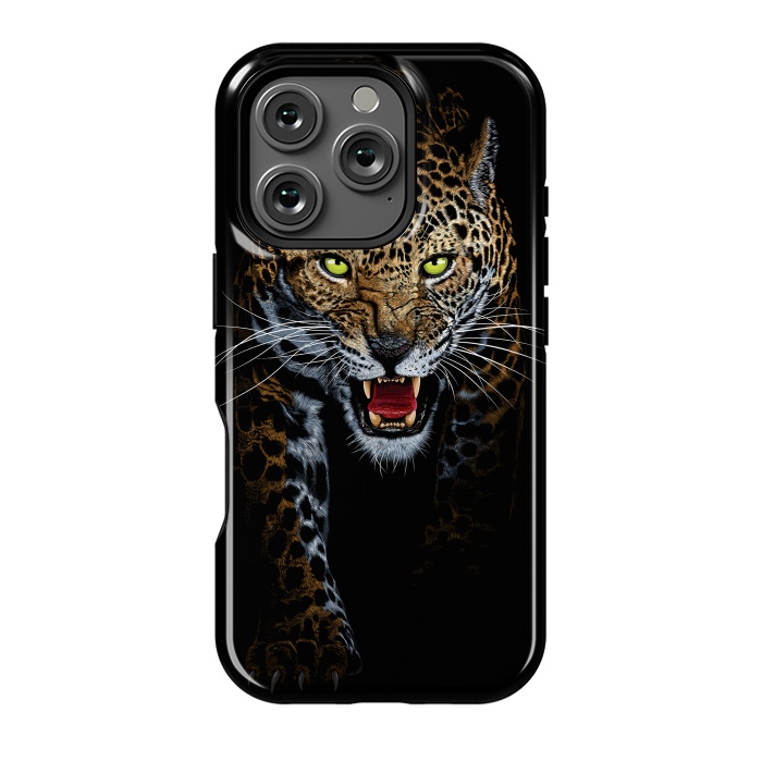 iPhone 16 Pro StrongFit Leopard in the shadows by Alberto