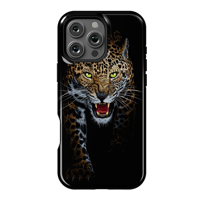 iPhone 16 Pro Max StrongFit Leopard in the shadows by Alberto