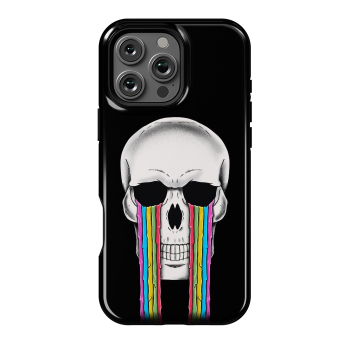 iPhone 16 Pro Max StrongFit Skull Crying by Coffee Man