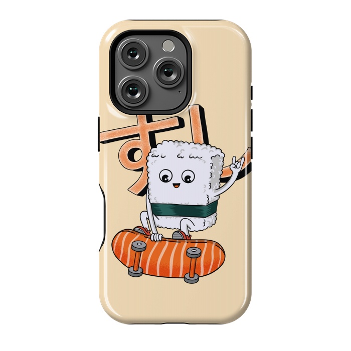 iPhone 16 Pro StrongFit Sushi and skateboard by Coffee Man