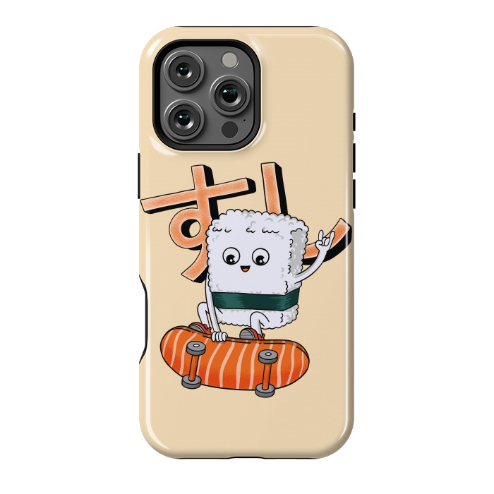 iPhone 16 Pro Max StrongFit Sushi and skateboard by Coffee Man