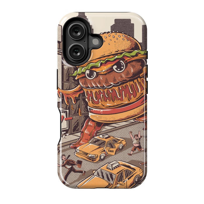 iPhone 16 StrongFit Burgerzilla by Ilustrata