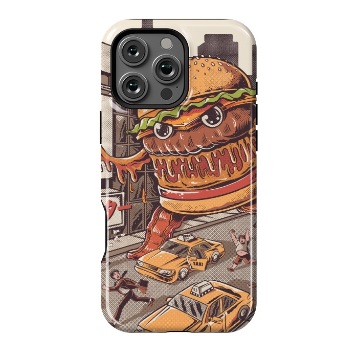 iPhone 16 Pro Max StrongFit Burgerzilla by Ilustrata