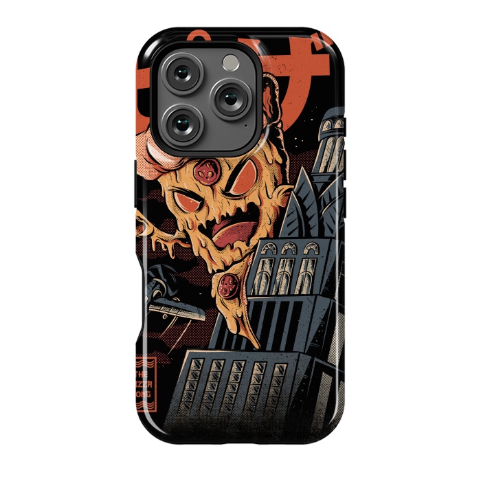 iPhone 16 Pro StrongFit Pizza Kong by Ilustrata