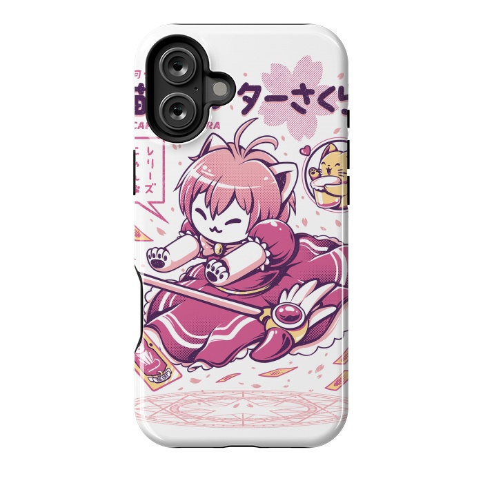 iPhone 16 Plus StrongFit Catcaptor by Ilustrata