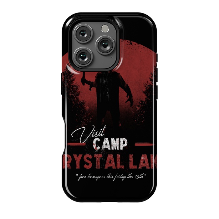 iPhone 16 Pro StrongFit Visit the Crystal Lake by Ilustrata