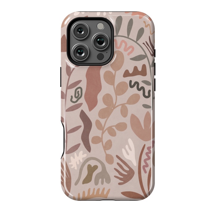 iPhone 16 Pro Max StrongFit Blush Flora III by amini54