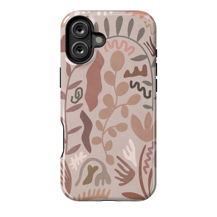 iPhone 16 Plus StrongFit Blush Flora III by amini54