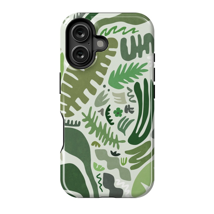 iPhone 16 StrongFit Green Garden by amini54