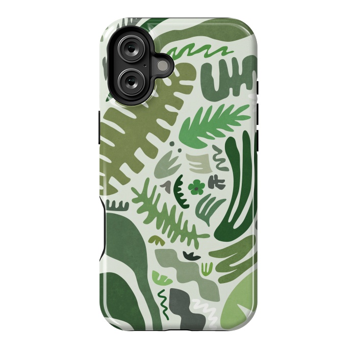 iPhone 16 Plus StrongFit Green Garden by amini54