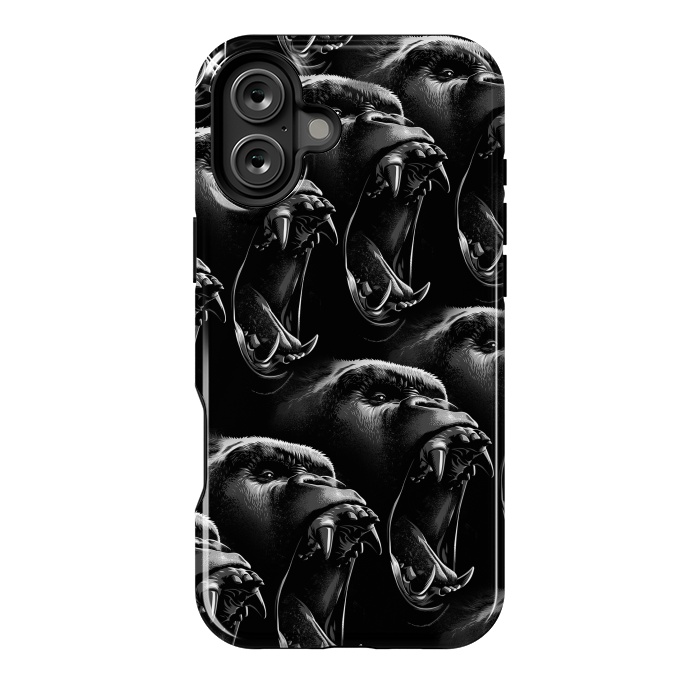 iPhone 16 Plus StrongFit gorilla pattern by Alberto