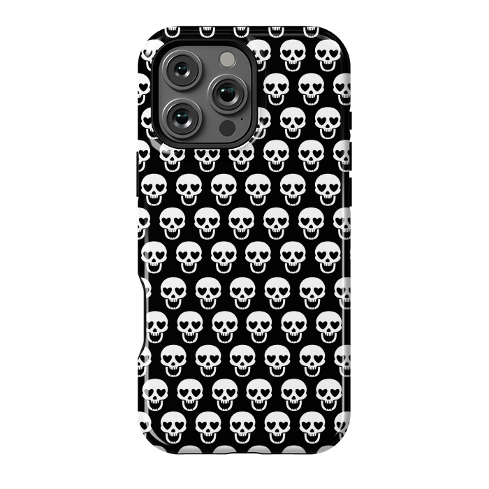 iPhone 16 Pro Max StrongFit Love skulls by Alberto