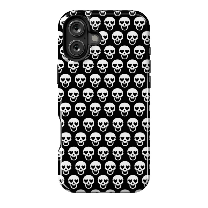 iPhone 16 Plus StrongFit Love skulls by Alberto