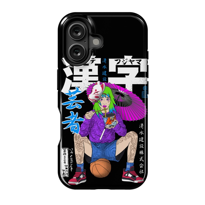 iPhone 16 StrongFit Ramen Basketball by Alberto