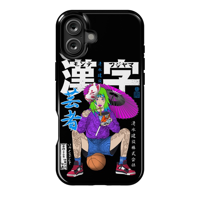 iPhone 16 Plus StrongFit Ramen Basketball by Alberto