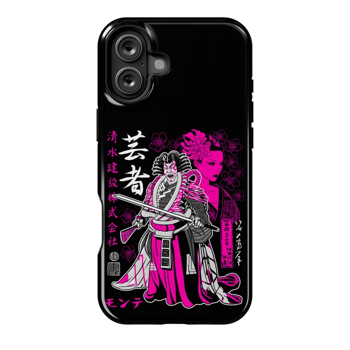 iPhone 16 Plus StrongFit Geisha kabuki by Alberto