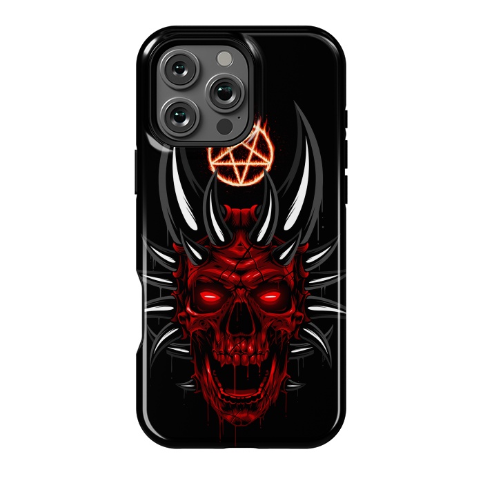 iPhone 16 Pro Max StrongFit Satan Skull by Alberto