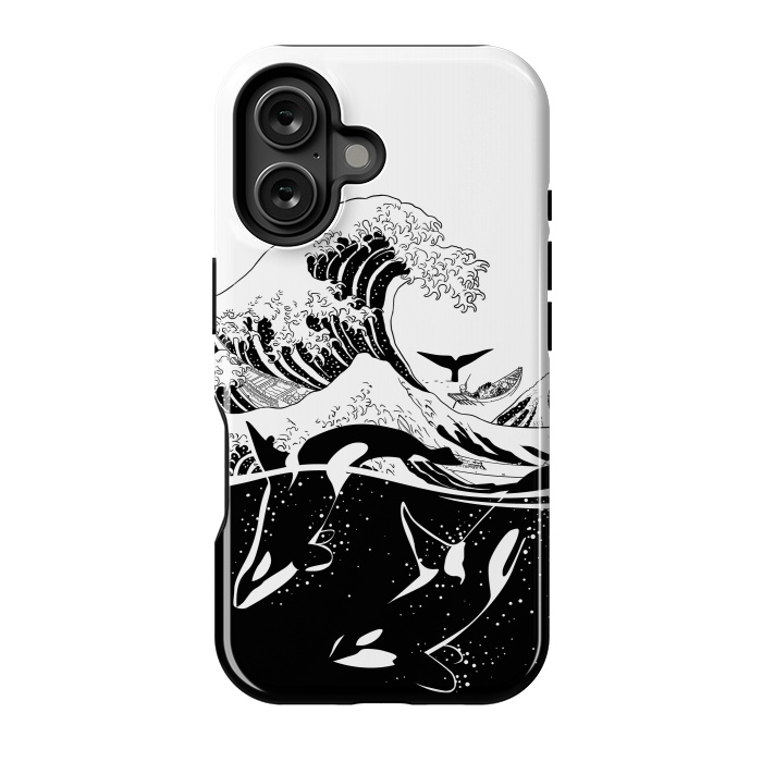 iPhone 16 StrongFit Wave killer Whale by Alberto