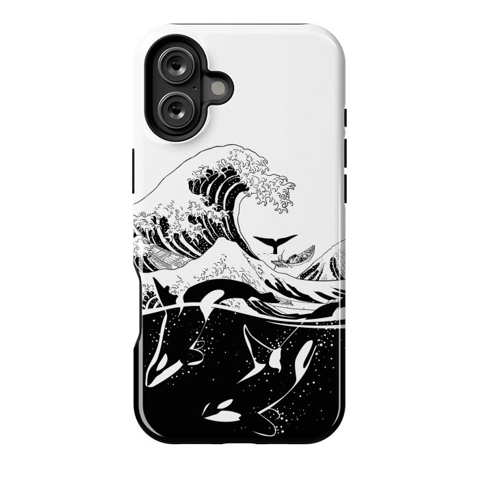 iPhone 16 Plus StrongFit Wave killer Whale by Alberto