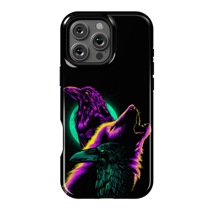 iPhone 16 Pro Max StrongFit Raven and wolf by Alberto