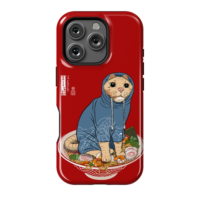 iPhone 16 Pro StrongFit Ramen Cat by Alberto