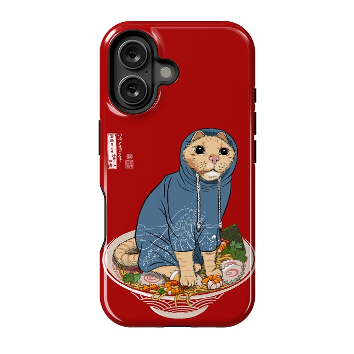 iPhone 16 StrongFit Ramen Cat by Alberto